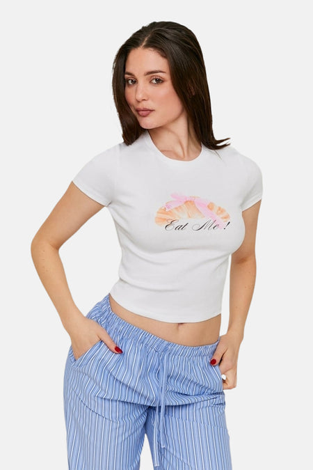 T-shirt (manches courtes) Blanc - TALLY WEIJL