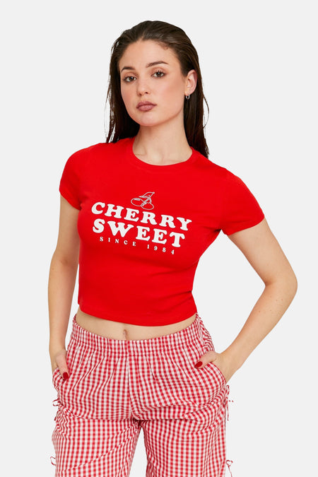 T-shirt (manches courtes) Rouge - TALLY WEIJL