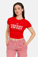 T-shirt (manches courtes) Rouge - TALLY WEIJL
