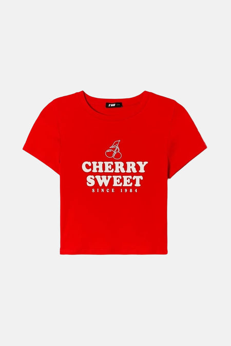 T-shirt (manches courtes) Rouge - TALLY WEIJL