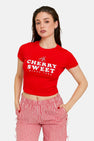 T-shirt à manches courtes - rouge