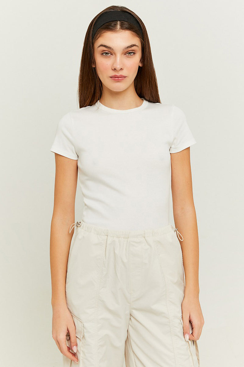 Top uni manche courte Blanc - TALLY WEIJL