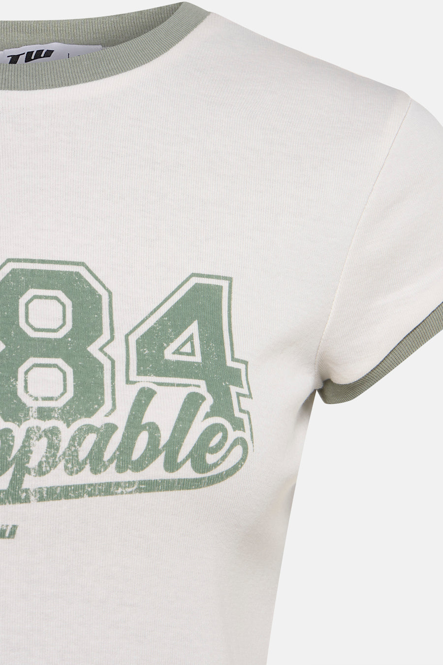 T-shirt à manches courtes - Écru - TALLY WEIJL - 3