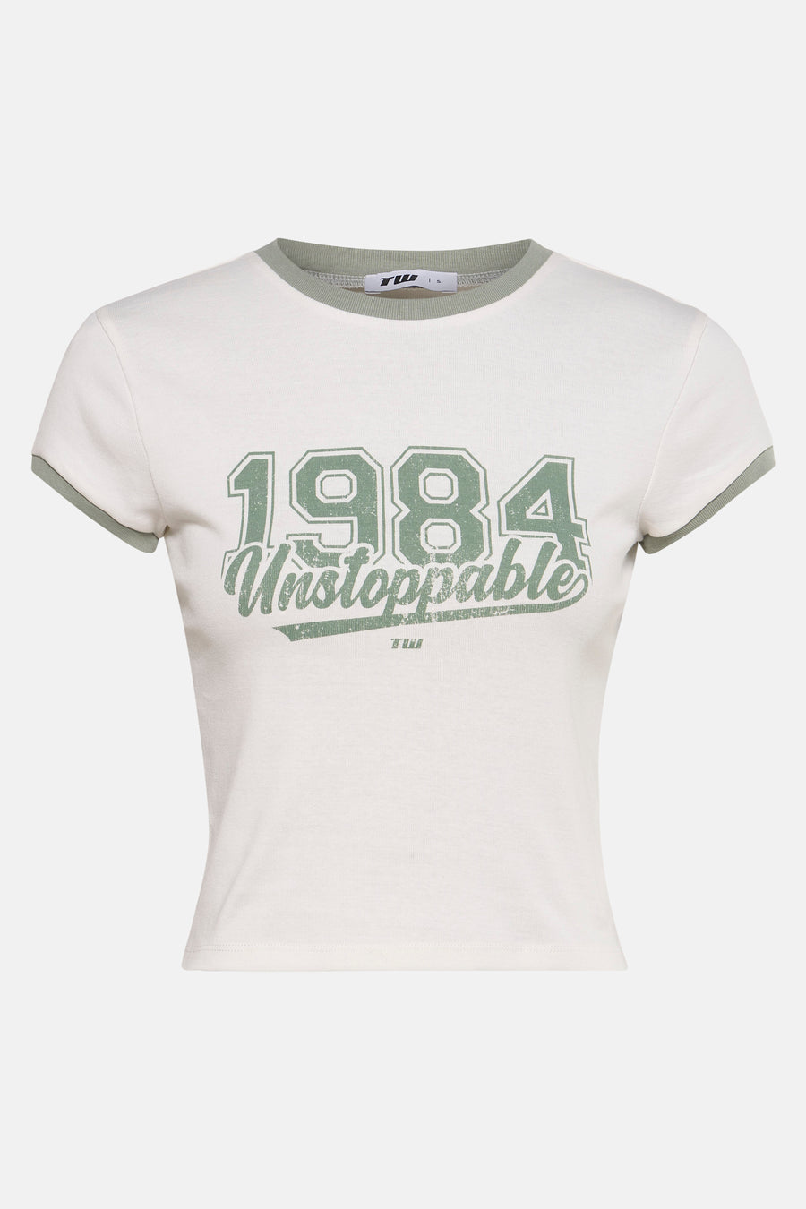 T-shirt à manches courtes - Écru - TALLY WEIJL - 1