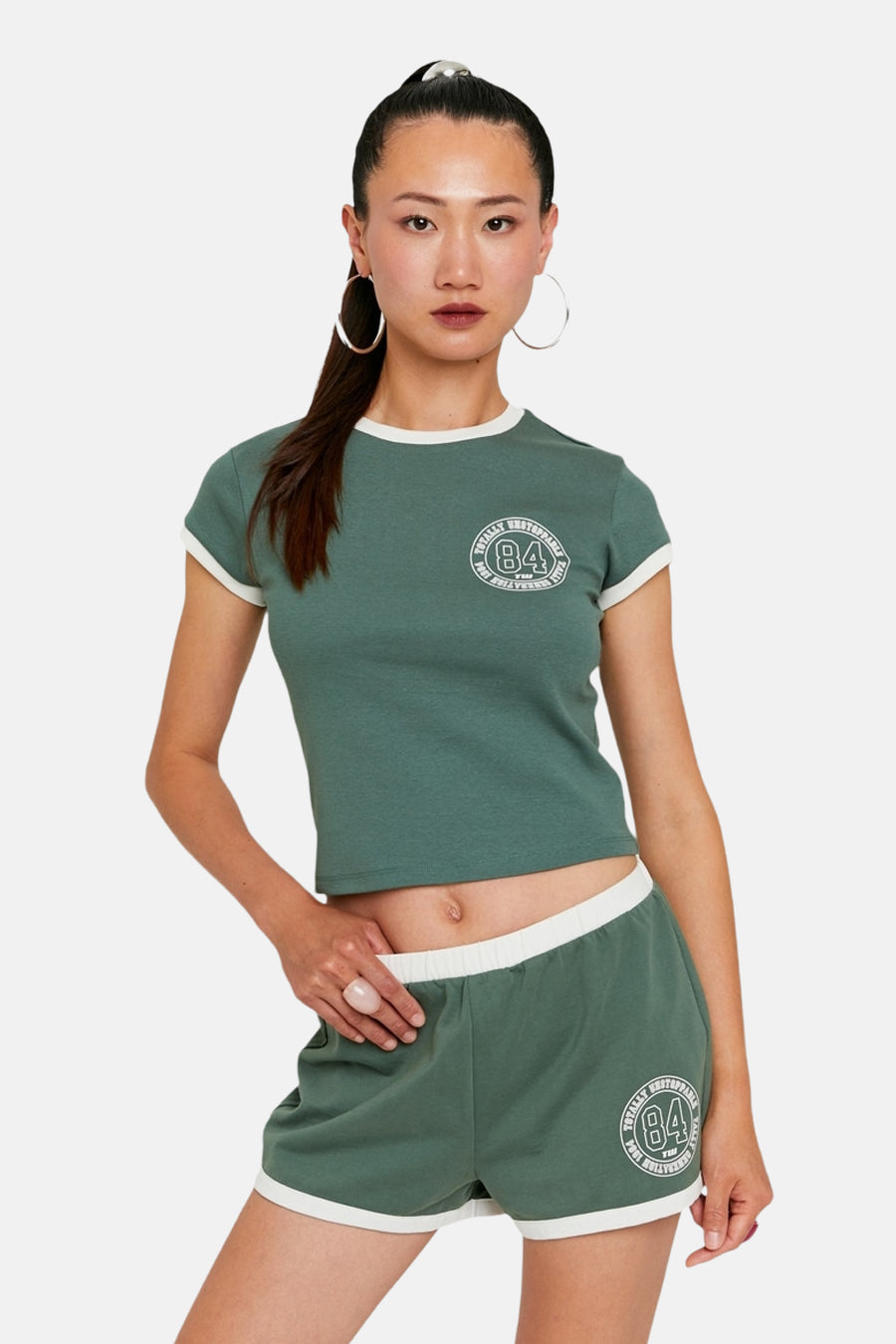 T-shirt à manches courtes - vert - TALLY WEIJL