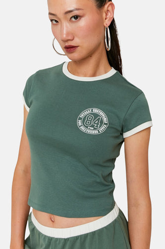 T-shirt à manches courtes - vert - TALLY WEIJL