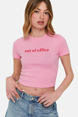 T-shirt à manches courtes - rose - TALLY WEIJL