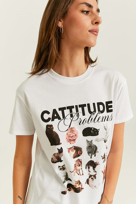 T-shirt à manches courtes - blanc