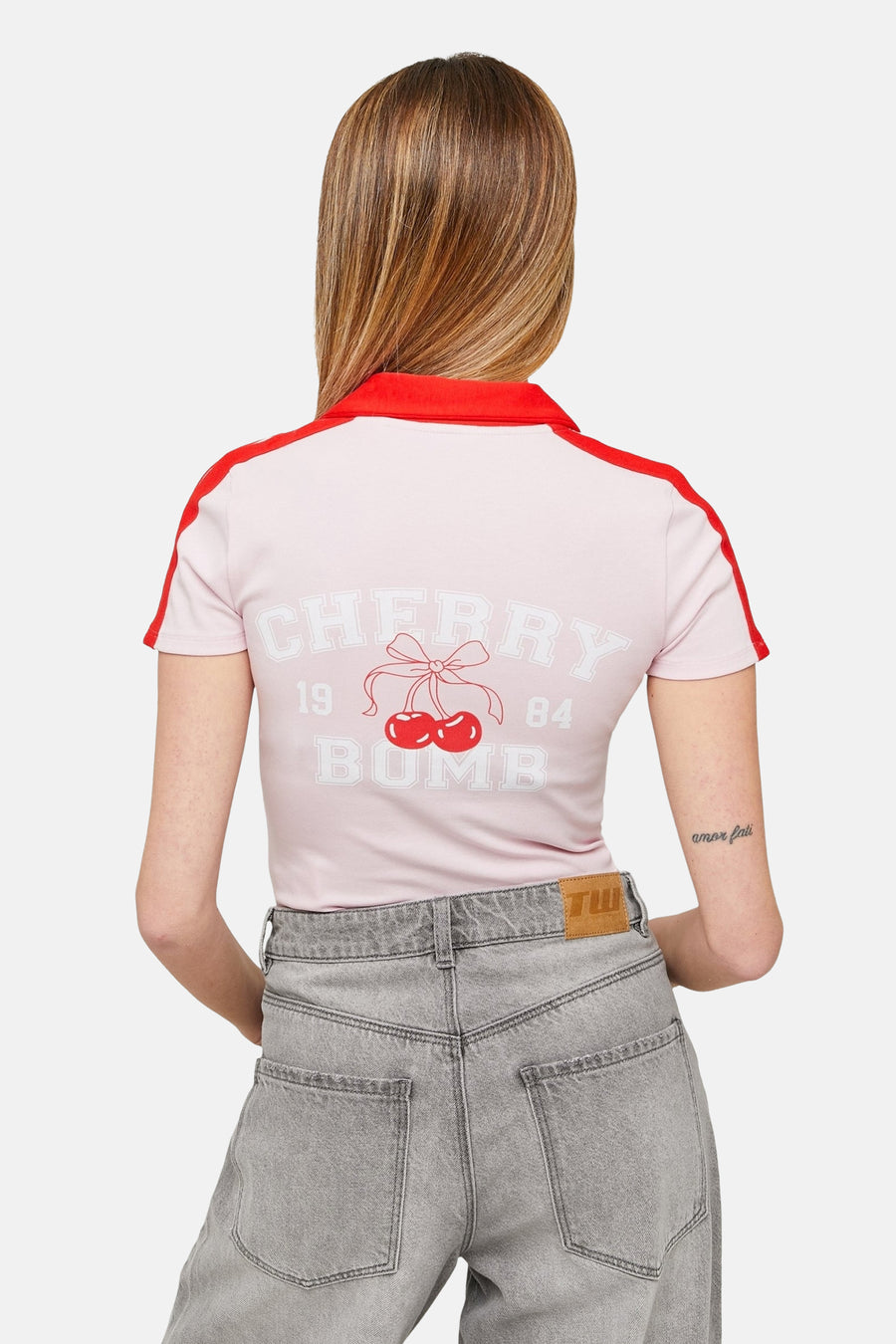 T-shirt à manches courtes - rose - TALLY WEIJL