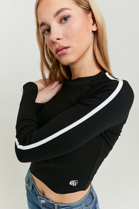 T-shirt à manches longues - noir