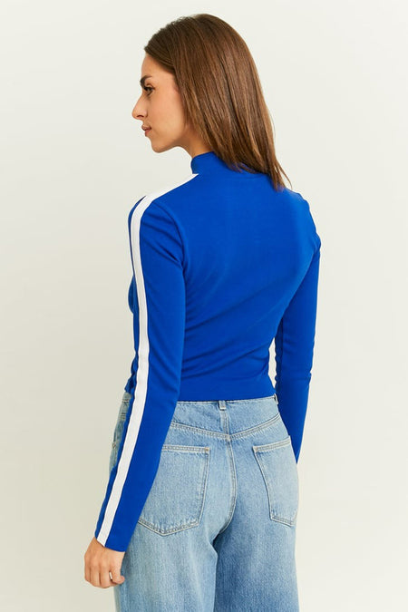 T-shirt à manches longues - bleu