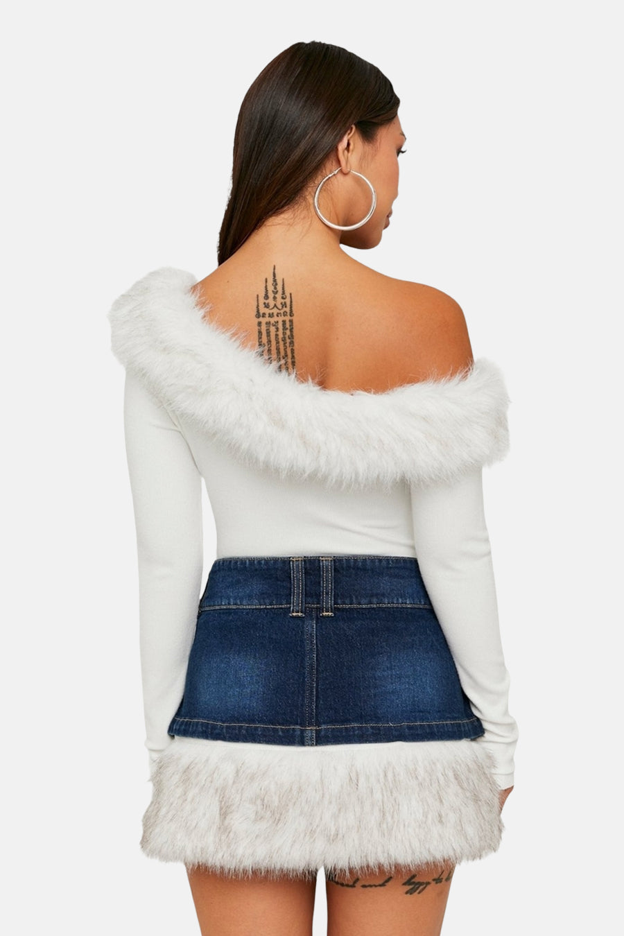 T-shirt à manches longues - écru