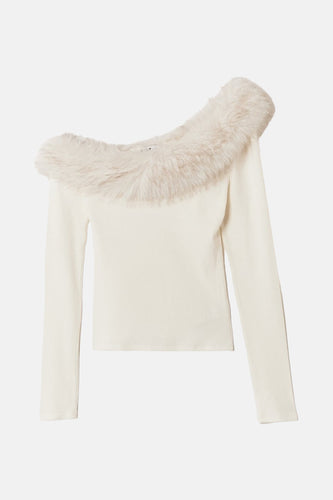 T-shirt à manches longues - écru