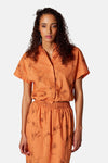 Chemisier (manches courtes) Orange - SUNSET STUDIO