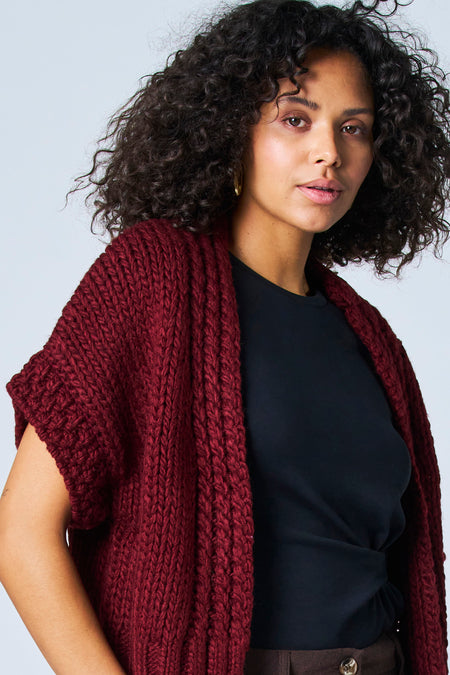 Gilet mauve - Astrid Black Label