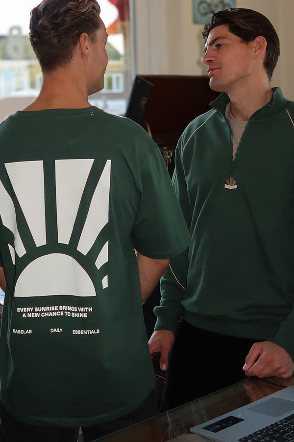 T-shirt (manches courtes) Vert - BASELAB