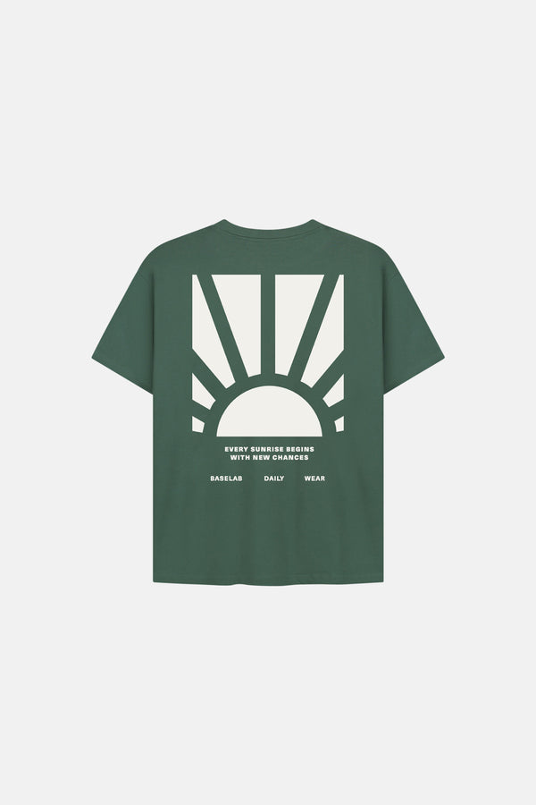 T-shirt (manches courtes) Vert - BASELAB
