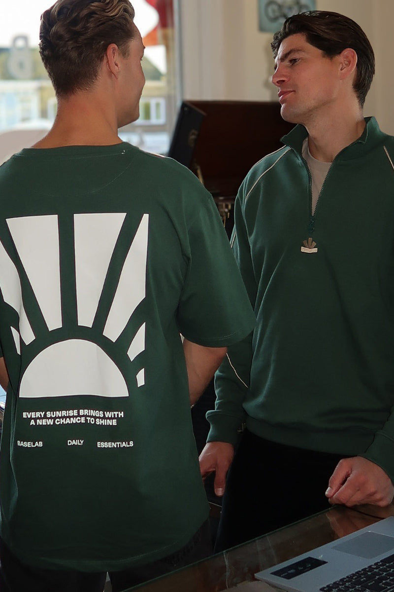 T-shirt (manches courtes) Vert - BASELAB