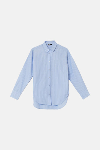 Chemise à manches longues - bleu