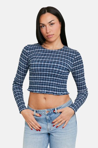 Blouse à manches longues - bleu - TALLY WEIJL - 4