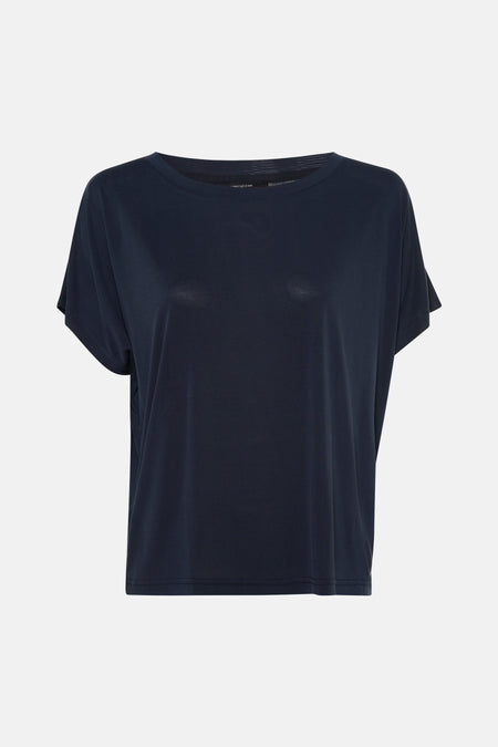 Top uni manche courte bleu - ADORÉ