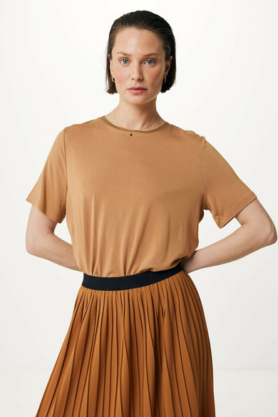 Top uni manche courte Brun - MEXX