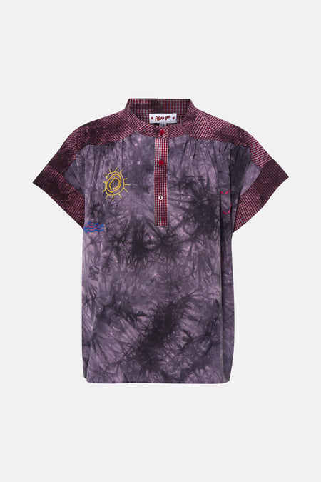 Blouse à manches courtes - Multicolore