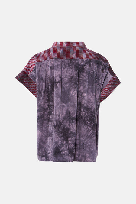 Blouse à manches courtes - Multicolore