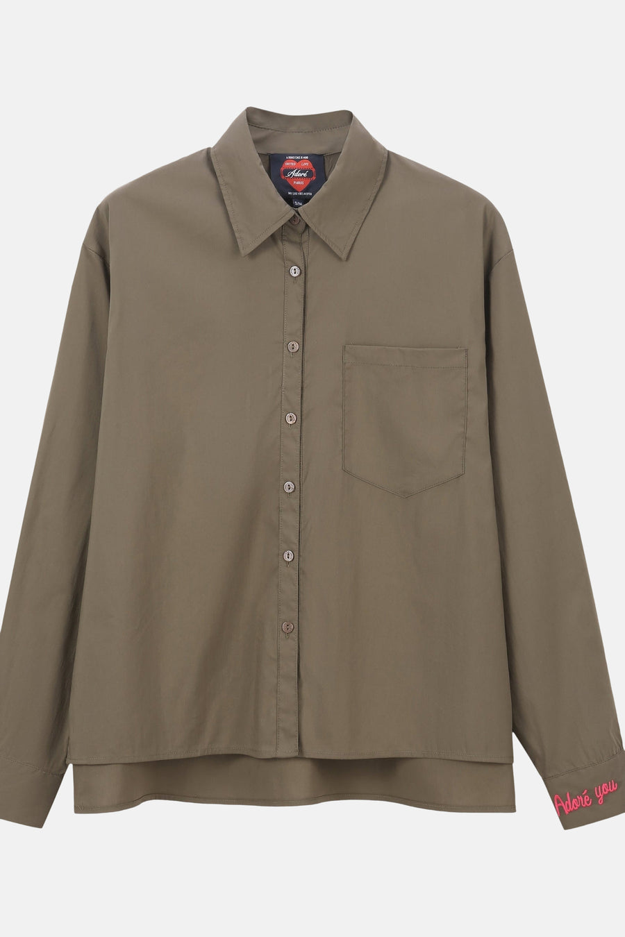 Chemise à manches longues - vert