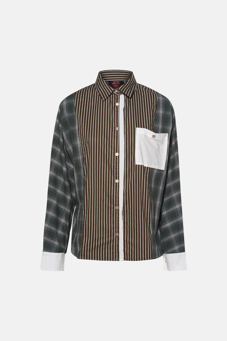 Chemise à manches longues - multicolore