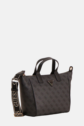 Zwarte Guess handtas met schouderriem.
