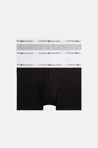 Boxer short gris de Tommy Jeans, avec une ceinture élastique à logo.