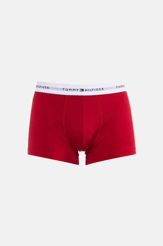 Boxer short rouge de TOMMY JEANS avec une ceinture élastique à logo.