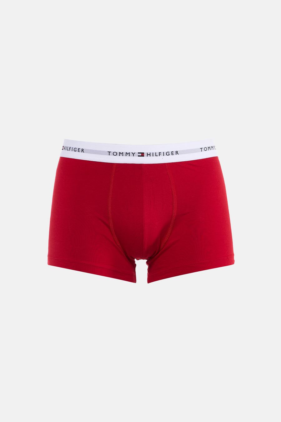 Boxer short rouge de TOMMY JEANS avec une ceinture élastique à logo.