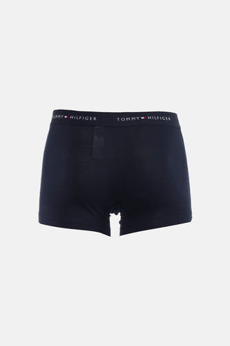 Boxer short bleu foncé de Tommy Jeans, avec une ceinture élastique à logo.