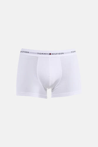 Boxer blanc TOMMY JEANS avec taille élastique ornée du nom de la marque.