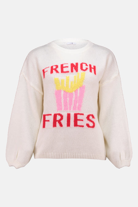 Pull col O Blanc - HAILYS