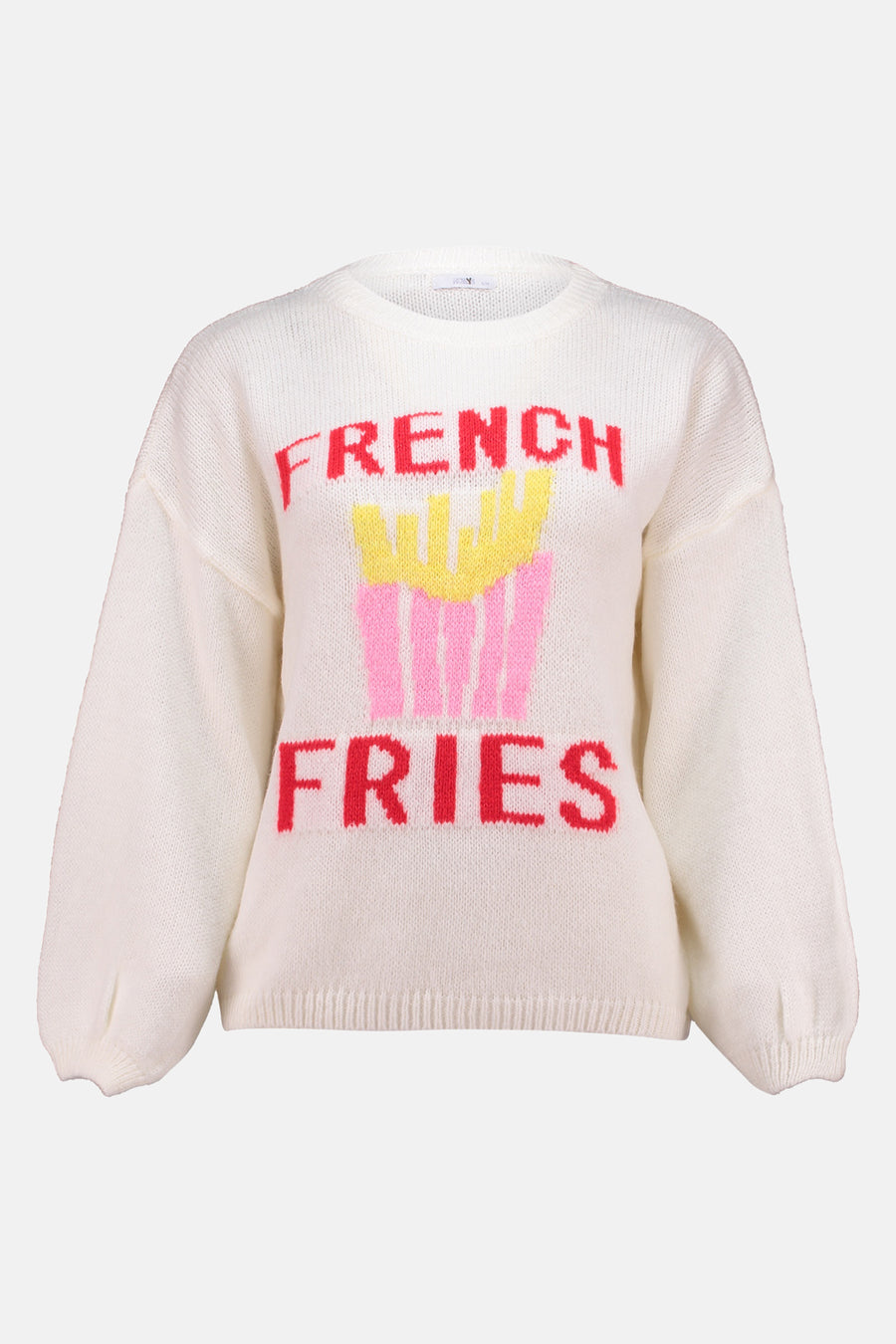 Pull à col rond - blanc - HAILYS