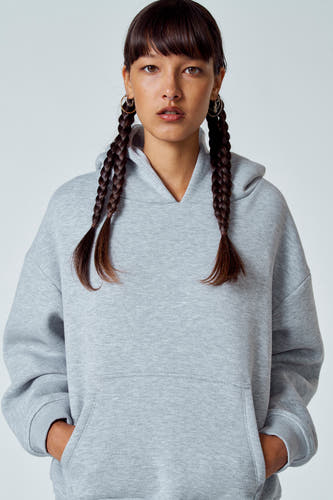 Sweat à capuche - gris