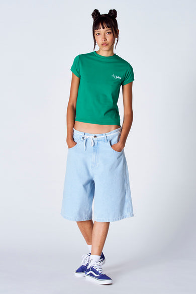 Top uni manche courte Vert - Unwind