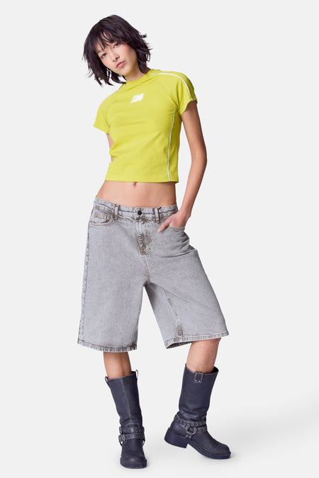 Top uni manche courte Vert - Unwind