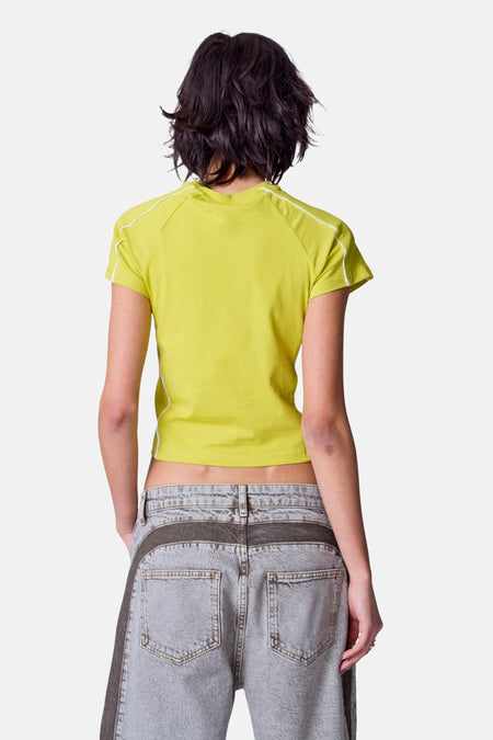 Top uni manche courte Vert - Unwind