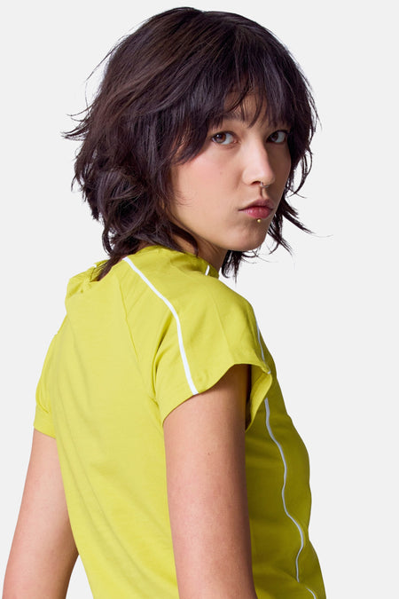Top uni manche courte Vert - Unwind