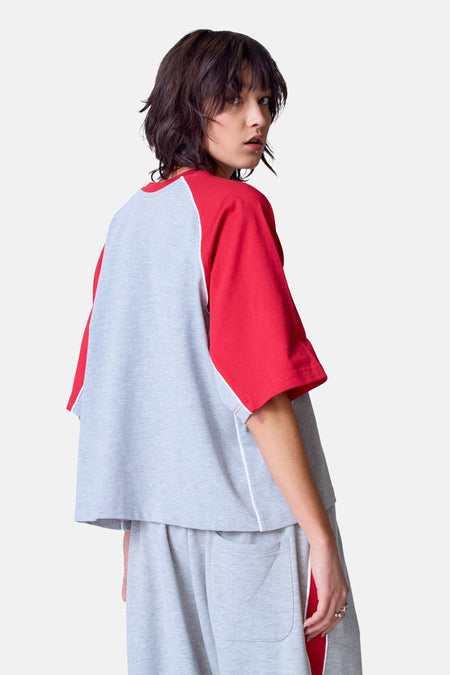 T-shirt à manches courtes - Rouge
