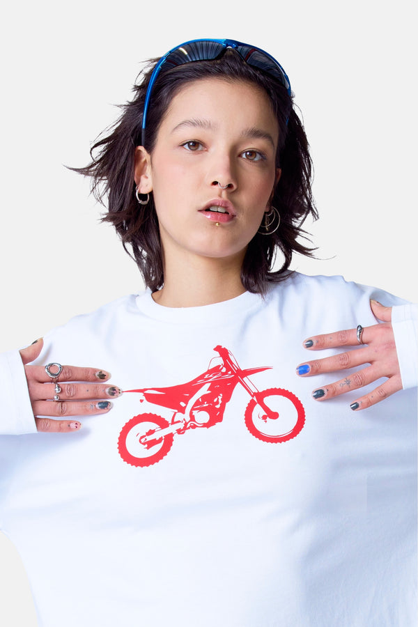 T-shirt (manches longues) Blanc - Unwind