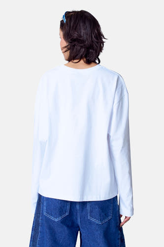 T-shirt à manches longues - blanc