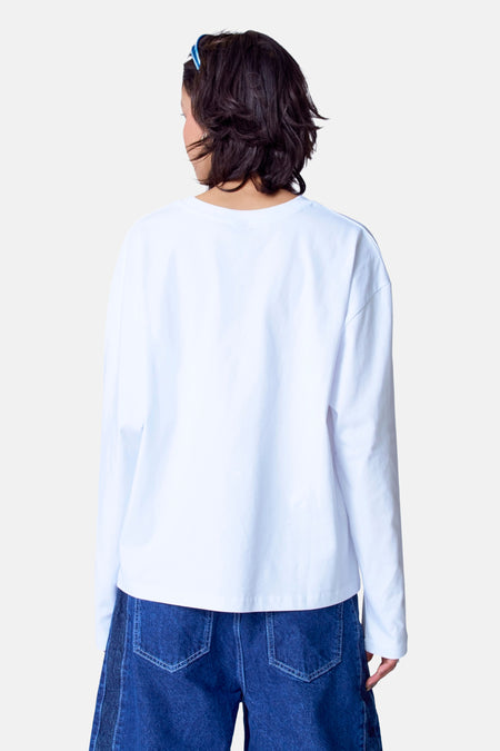 T-shirt à manches longues - blanc