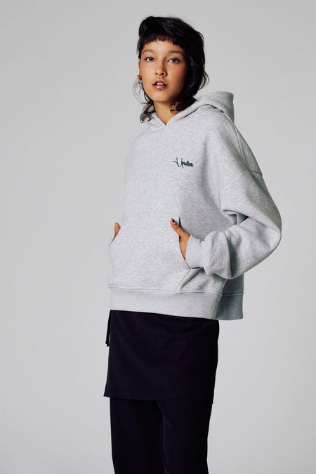 Sweat à capuche - gris