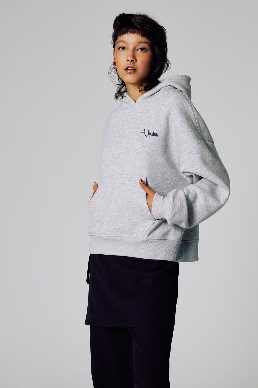 Sweat à capuche - gris - Unwind