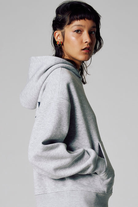 Sweat à capuche - gris